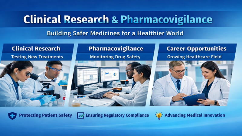 Clinical Research & Pharmacovigilance: Building Safer Medicines for a Healthier World