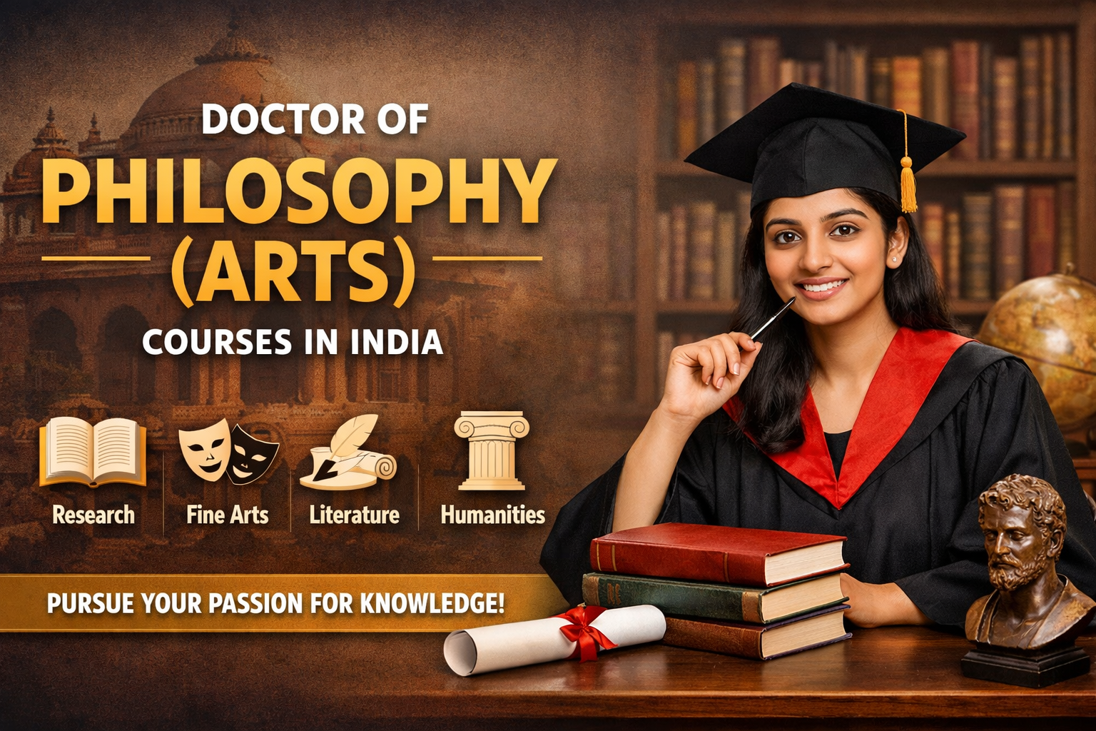 Doctor of Philosophy (Arts) Courses in India: Eligibility, Scope & Career Opportunities