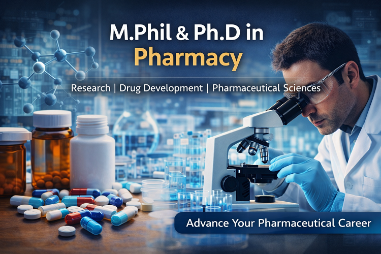 M.Phil & Ph.D in Pharmacy: A Complete Guide to Advanced Pharmaceutical Research
