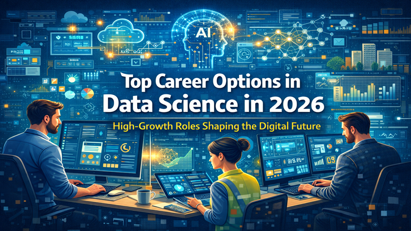 Top Career Options in Data Science in 2026: High-Growth Roles Shaping the Digital Future